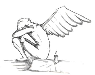 petit ange et la bougie
